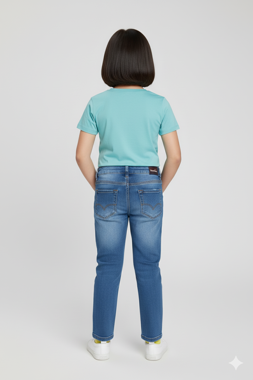 Kids Round Neck T-Shirt For Boys - Image 5