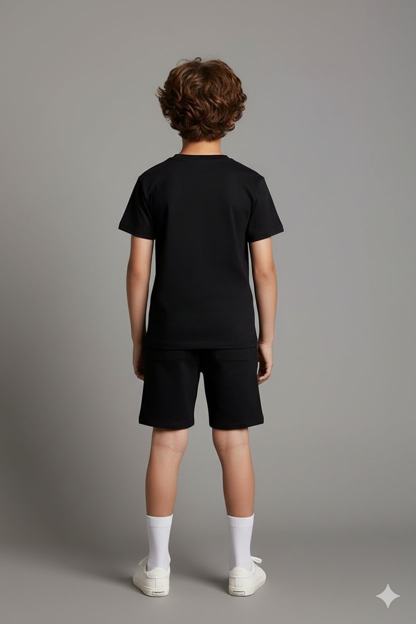 Black Chicago Kids Co-Ord Set For Boys - Image 4