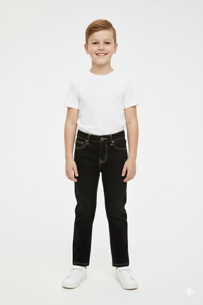 Kids Boys Straight - Leg Jeans - Image 3
