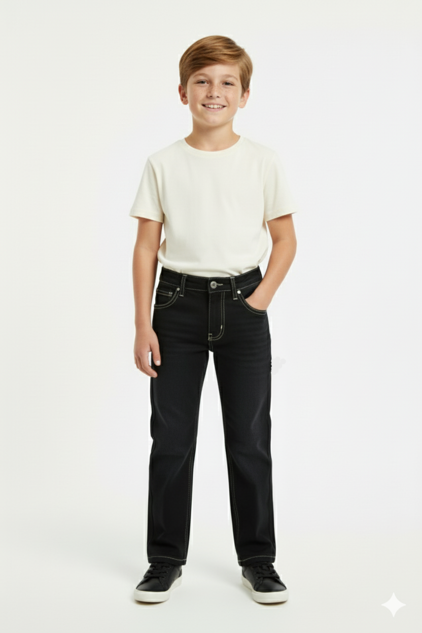 Kids Boys Straight - Leg Jeans