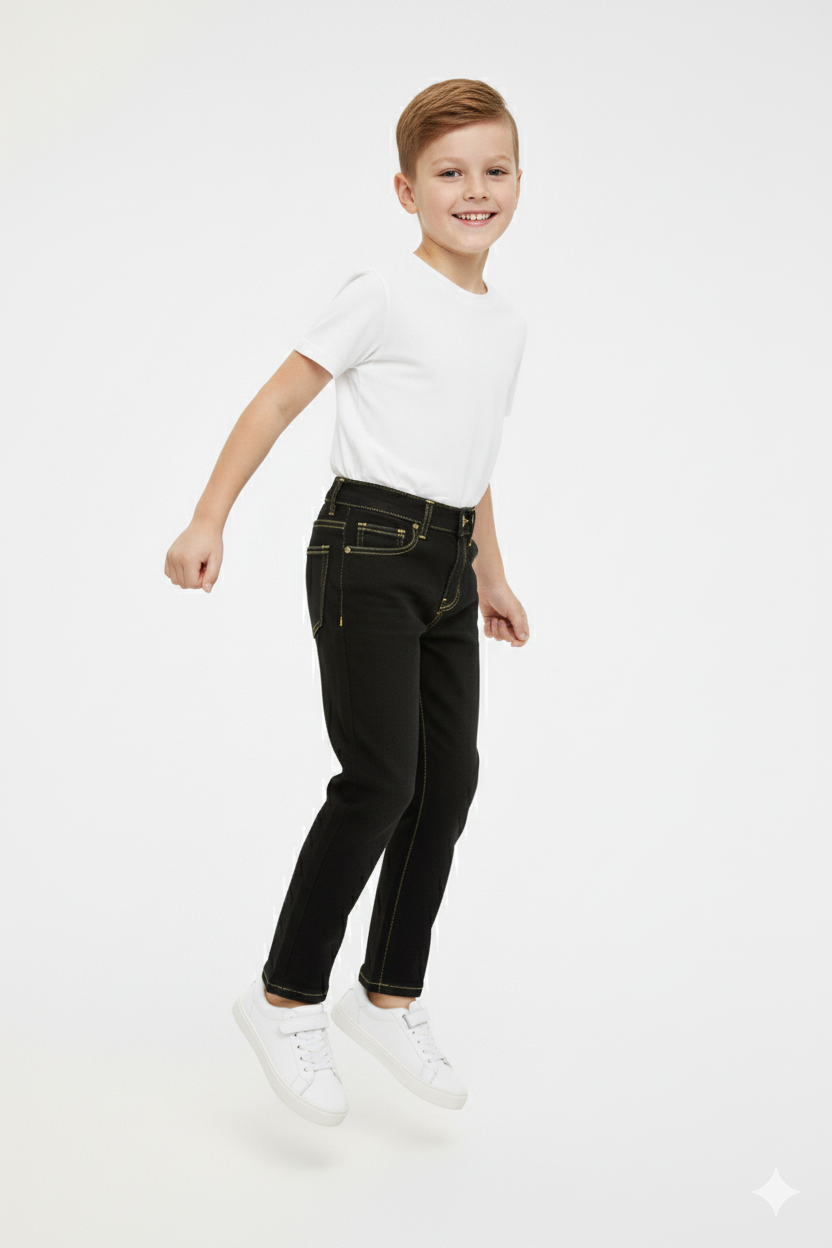 Kids Boys Straight - Leg Jeans - Image 4