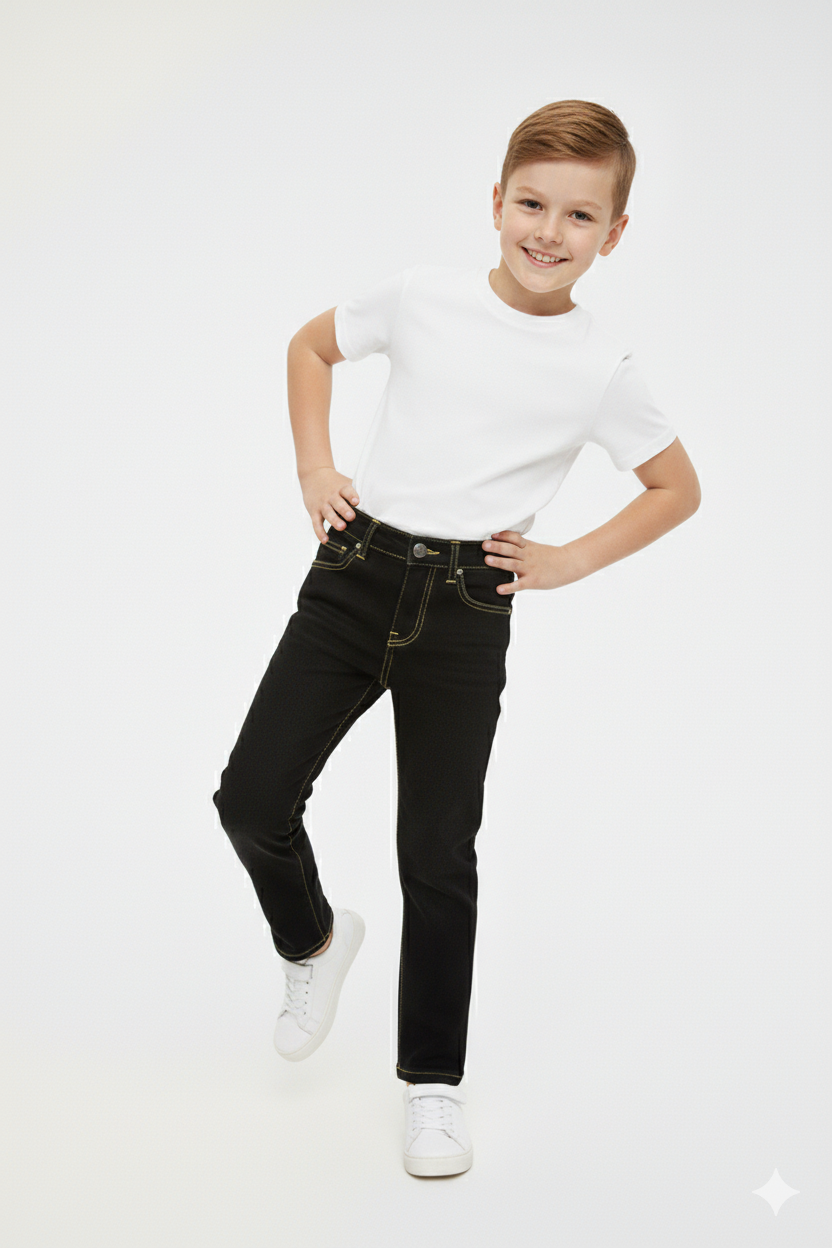 Kids Boys Straight - Leg Jeans - Image 5
